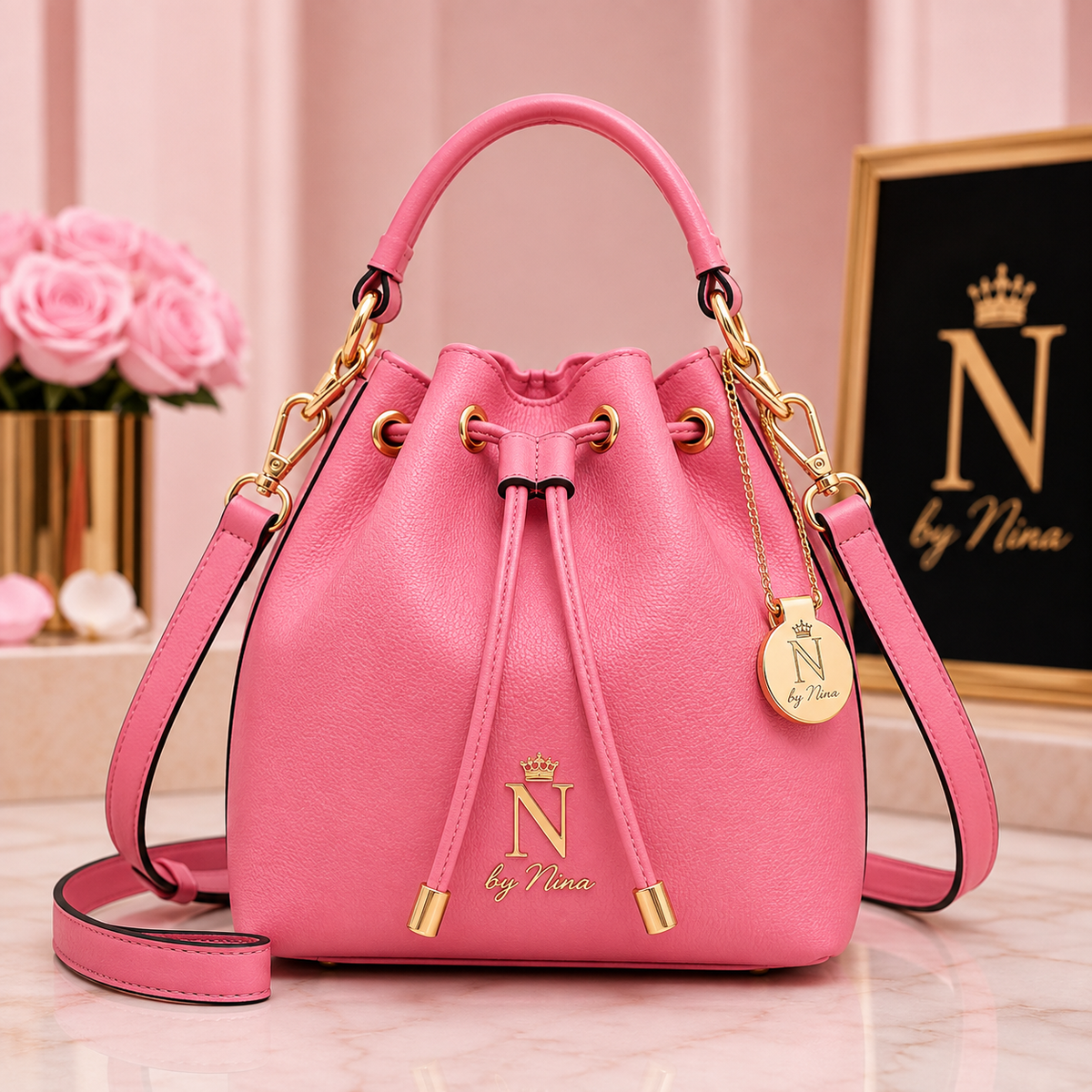 N by Nina Royal Drawstring - Signature Pink