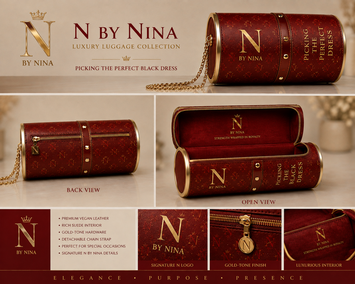 N by Nina Royal Cylinder Case-Signature Red