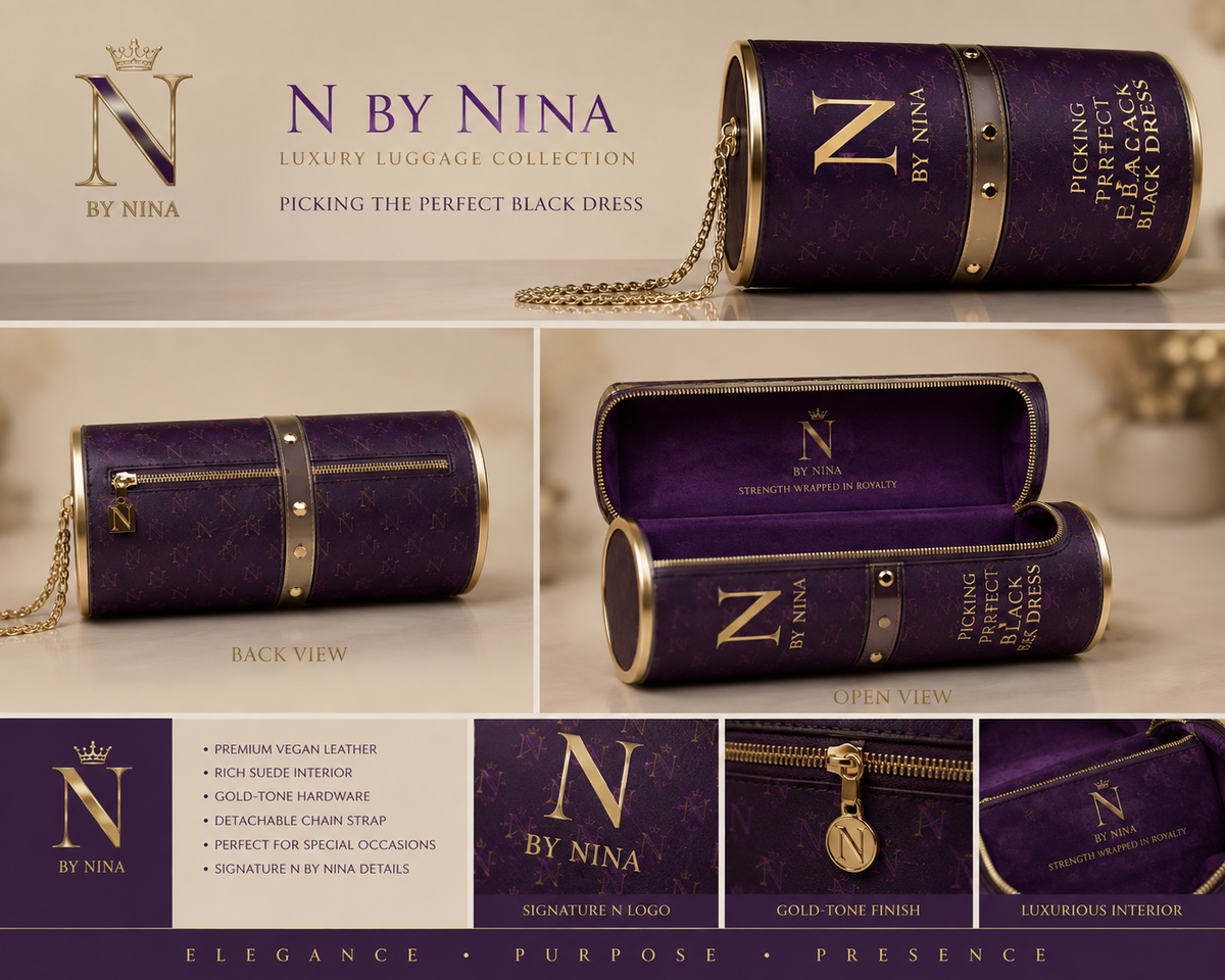 N by Nina Royal Cylinder Case-Signature Purple