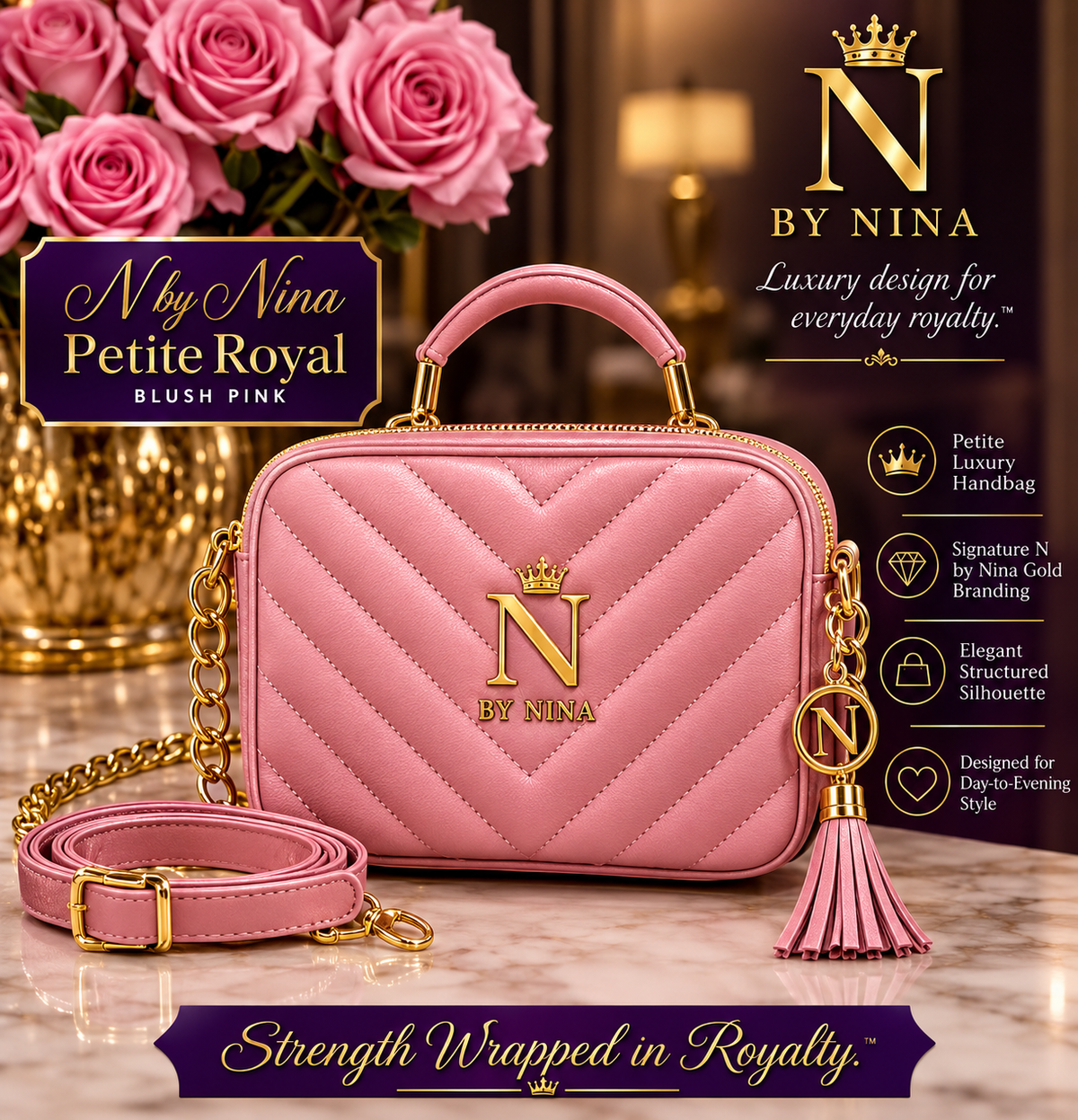 N by Nina Small Royal - Blush Pink