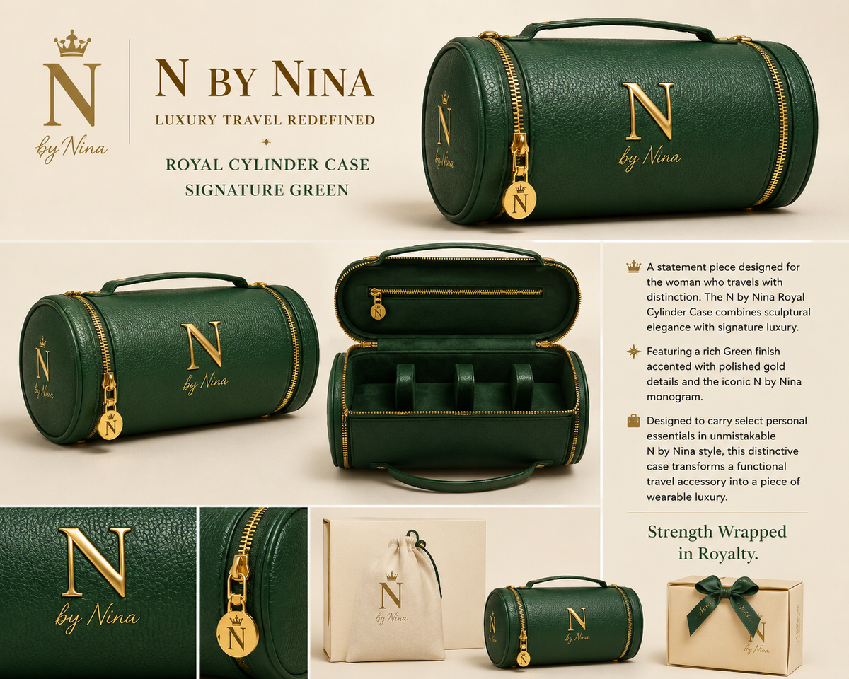 N by Nina Royal cylinder Case-Signature Green