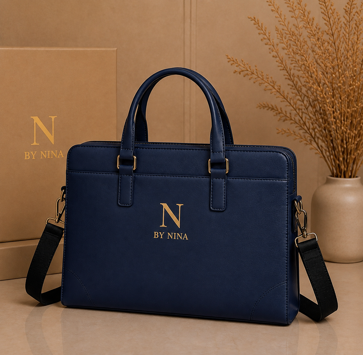 N Executive Men's Luxury Briefcase
